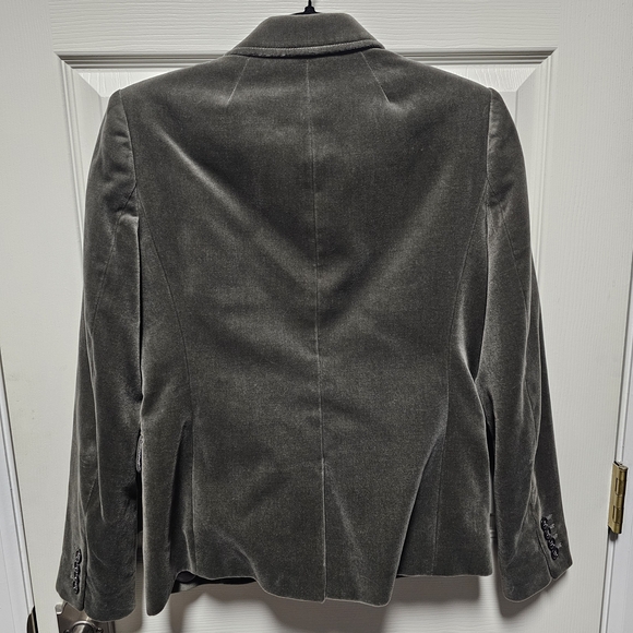 J. Crew Schoolboy Velvet Blazer Brown/Gray Color - Women's Size 4 - Picture 2 of 11